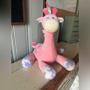 Taggie pink plush giraffe